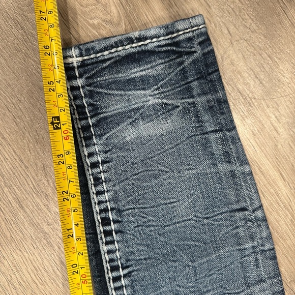 Rock Revival Beet Red Mid-Rise Skinny Stretch Jean - Picture 12 of 16